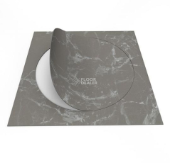 Forbo Allura Material 63552DR7 grey marble circle фото 2 | FLOORDEALER